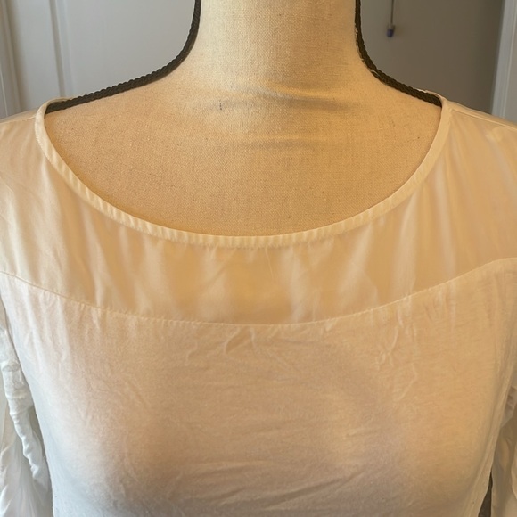 EUC Joe White  3/4 Sleeve Womens Blouse Size xsmall - Picture 2 of 7